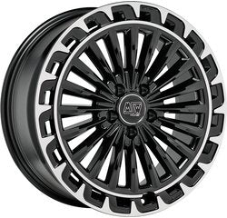 Cerchio MSW 8.5 x 20 5/114 ET 53,5 mm MSW 32 GLOSS BLACK+DIAMOND LIP