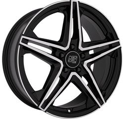 Cerchio MSW 8.5 x 19 5/112 ET 50 mm MSW 31 GLOSS BLACK FULL POLISHED