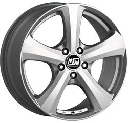 Cerchio MSW 8.0 x 17 5/112 ET 26 mm MSW 19 W FULL SILVER