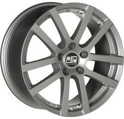 Cerchio MSW 8.0 x 17 5/114 ET 45 mm MSW 22 GREY SILVER