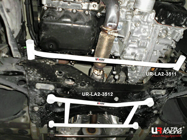 Peugeot 308 Turbo + RCZ UltraRacing Front Lower Brace