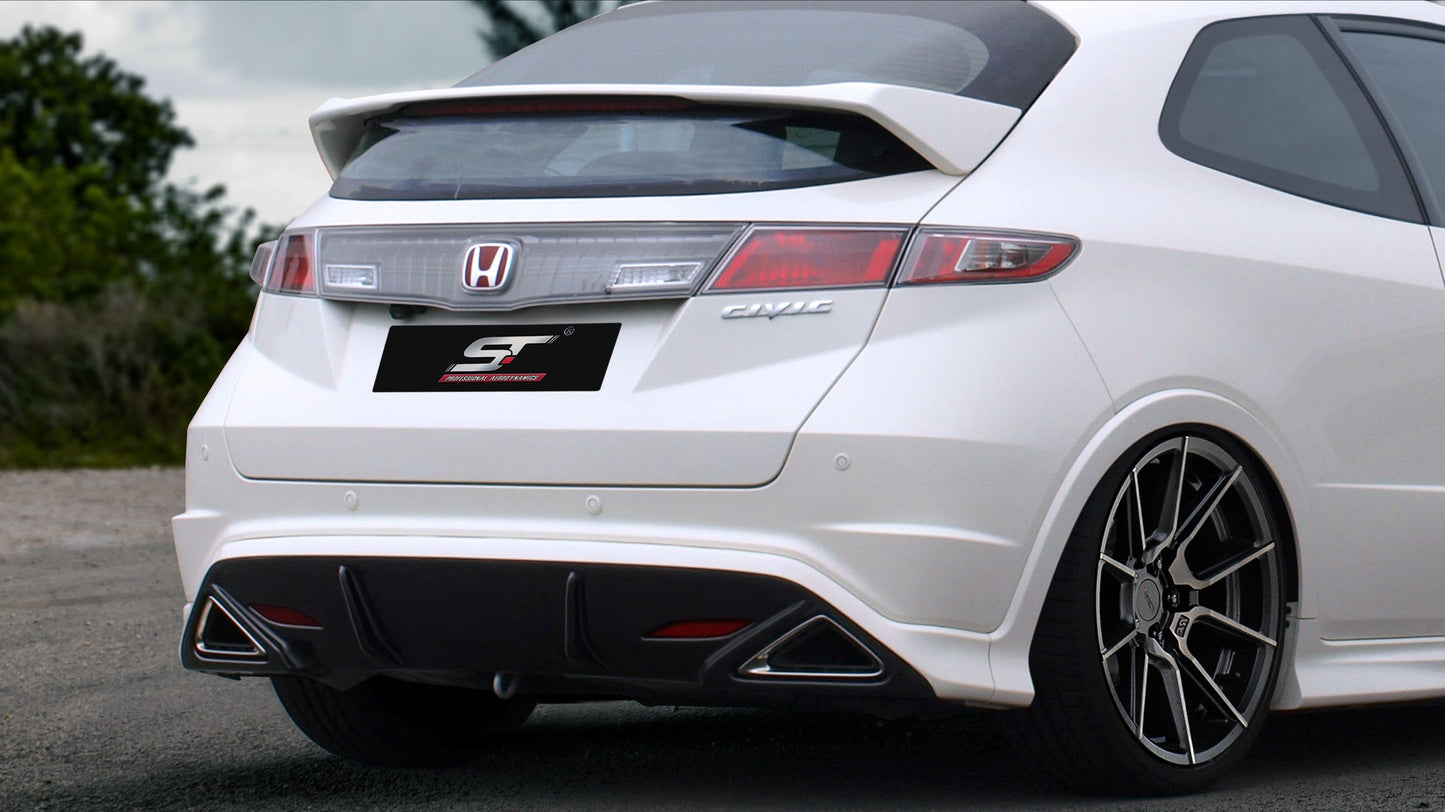 Honda Civic 06-11 FK/FN/FN2 HB Seeker-S Rear Underbumper Lip