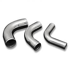 CVXR458-108-90 - Tubo in alluminio con curva 90° diametro esterno ø 60mm H.16cm L. 27cm - AVXRHP-5