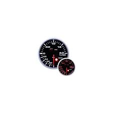 Manometro Pressione Turbo Elettronico -1+2 bar DEPO Racing con picco e warning da 52mm - PK-WA5201B