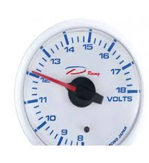 Manometro Voltmetro 8-18V  DEPO Racing da 52mm - WBL5291W