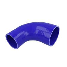 R90-80 - Manicotto in silicone con curva a riduzione 90° diametro interno ø 90mm a 80mm - BLU
