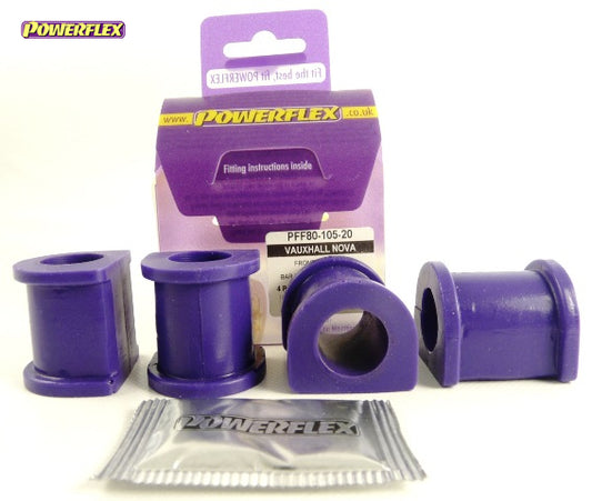 Posiz. n°3 - Qt. 4 - Powerflex per Opel Corsa Corsa A (1983-1993) - PFF80-105-20