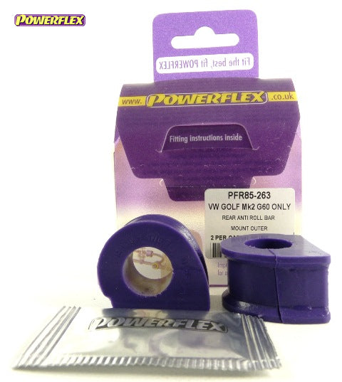 Posiz. n°9 - Qt. 2 - Powerflex per Volkswagen Golf Golf Mk2 4WD, incl. Rallye & Country (1985 - 1992) - PFR85-263