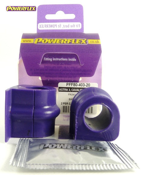 Posiz. n°3 - Qt. 2 - Powerflex per Opel Astra Astra Mk3 - Astra F (1991-1998) - PFF80-403-20