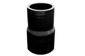 S90-80B - Manicotto in silicone dritto a riduzione diametro interno 90mm a 80mm - NERO
